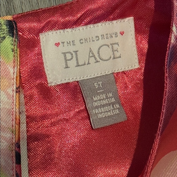 The Children's Place Pink Floral Dress - Picture 2 of 3